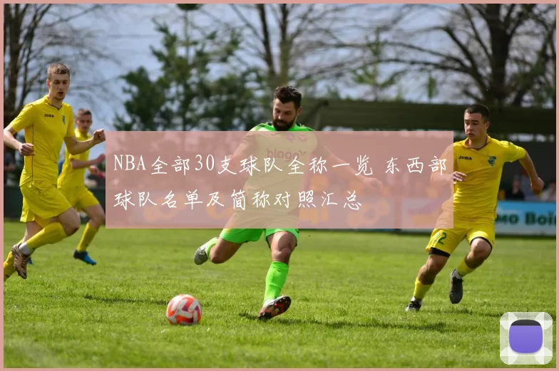 NBA全部30支球队全称一览 东西部球队名单及简称对照汇总