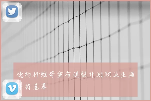 德约科维奇宣布退役计划职业生涯即将落幕